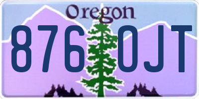 OR license plate 876OJT