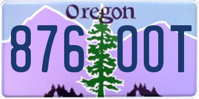 OR license plate 876OOT