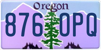 OR license plate 876OPQ
