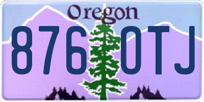 OR license plate 876OTJ