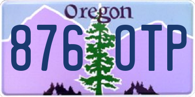 OR license plate 876OTP