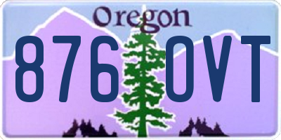 OR license plate 876OVT
