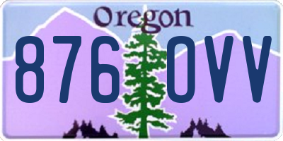 OR license plate 876OVV