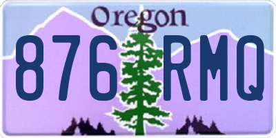 OR license plate 876RMQ
