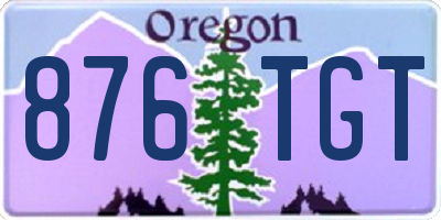 OR license plate 876TGT