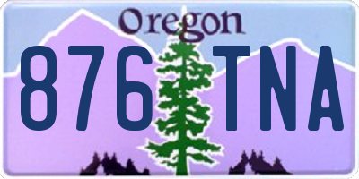OR license plate 876TNA
