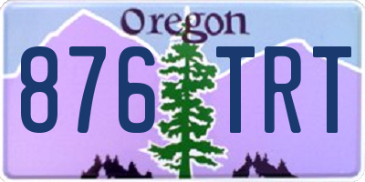 OR license plate 876TRT