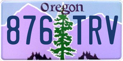 OR license plate 876TRV