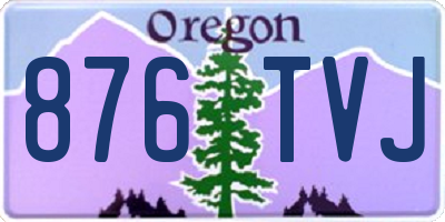 OR license plate 876TVJ