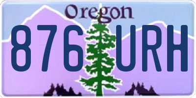 OR license plate 876URH
