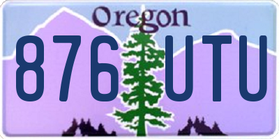 OR license plate 876UTU