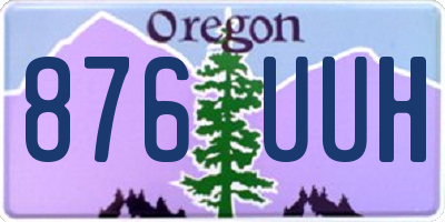 OR license plate 876UUH