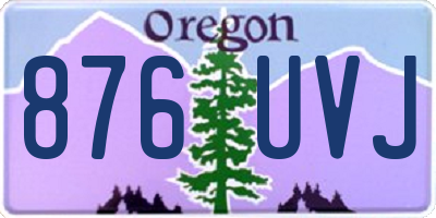 OR license plate 876UVJ
