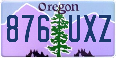 OR license plate 876UXZ