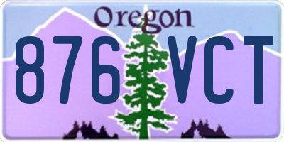 OR license plate 876VCT