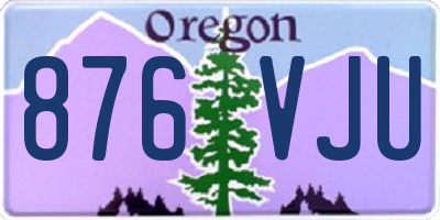 OR license plate 876VJU