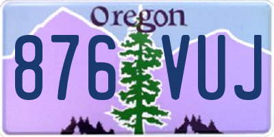 OR license plate 876VUJ