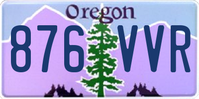 OR license plate 876VVR