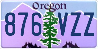 OR license plate 876VZZ