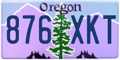 OR license plate 876XKT
