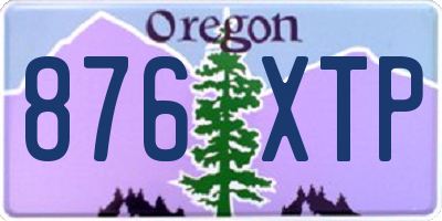 OR license plate 876XTP