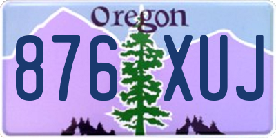 OR license plate 876XUJ