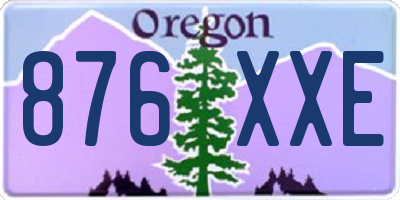 OR license plate 876XXE