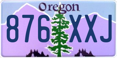 OR license plate 876XXJ