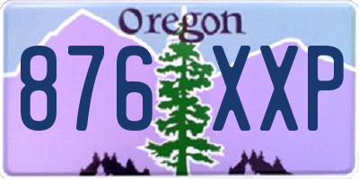 OR license plate 876XXP