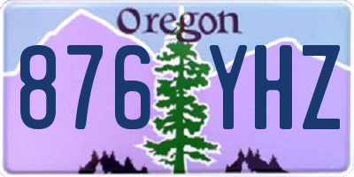 OR license plate 876YHZ