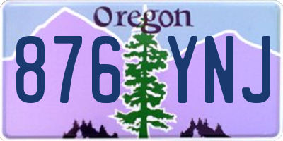 OR license plate 876YNJ