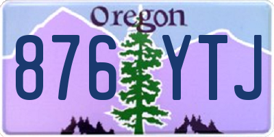 OR license plate 876YTJ