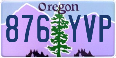 OR license plate 876YVP