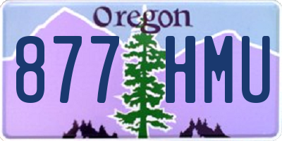 OR license plate 877HMU