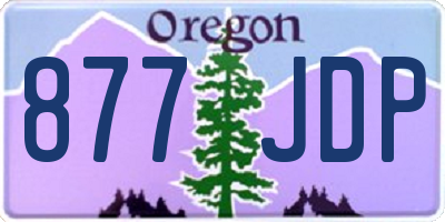 OR license plate 877JDP