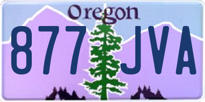 OR license plate 877JVA