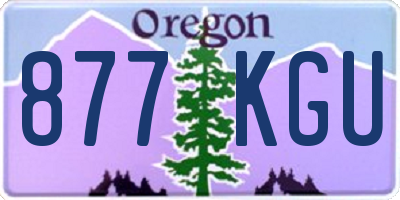 OR license plate 877KGU