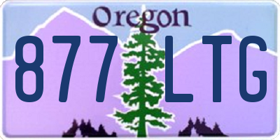 OR license plate 877LTG