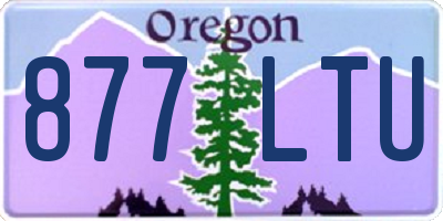 OR license plate 877LTU