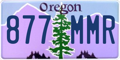 OR license plate 877MMR