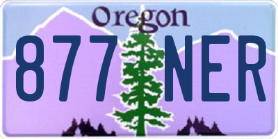 OR license plate 877NER