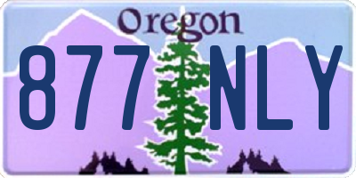 OR license plate 877NLY