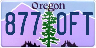 OR license plate 877OFT