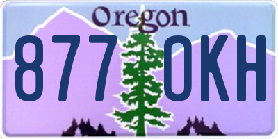 OR license plate 877OKH