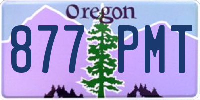 OR license plate 877PMT