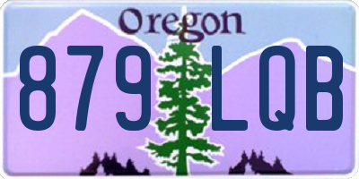 OR license plate 879LQB