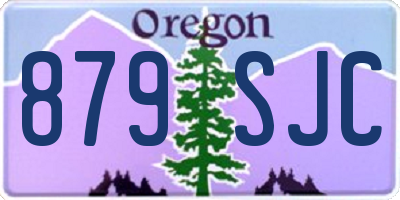 OR license plate 879SJC