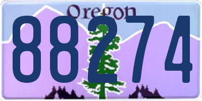 OR license plate 88274