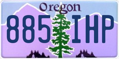 OR license plate 885IHP