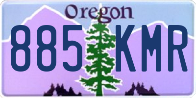 OR license plate 885KMR
